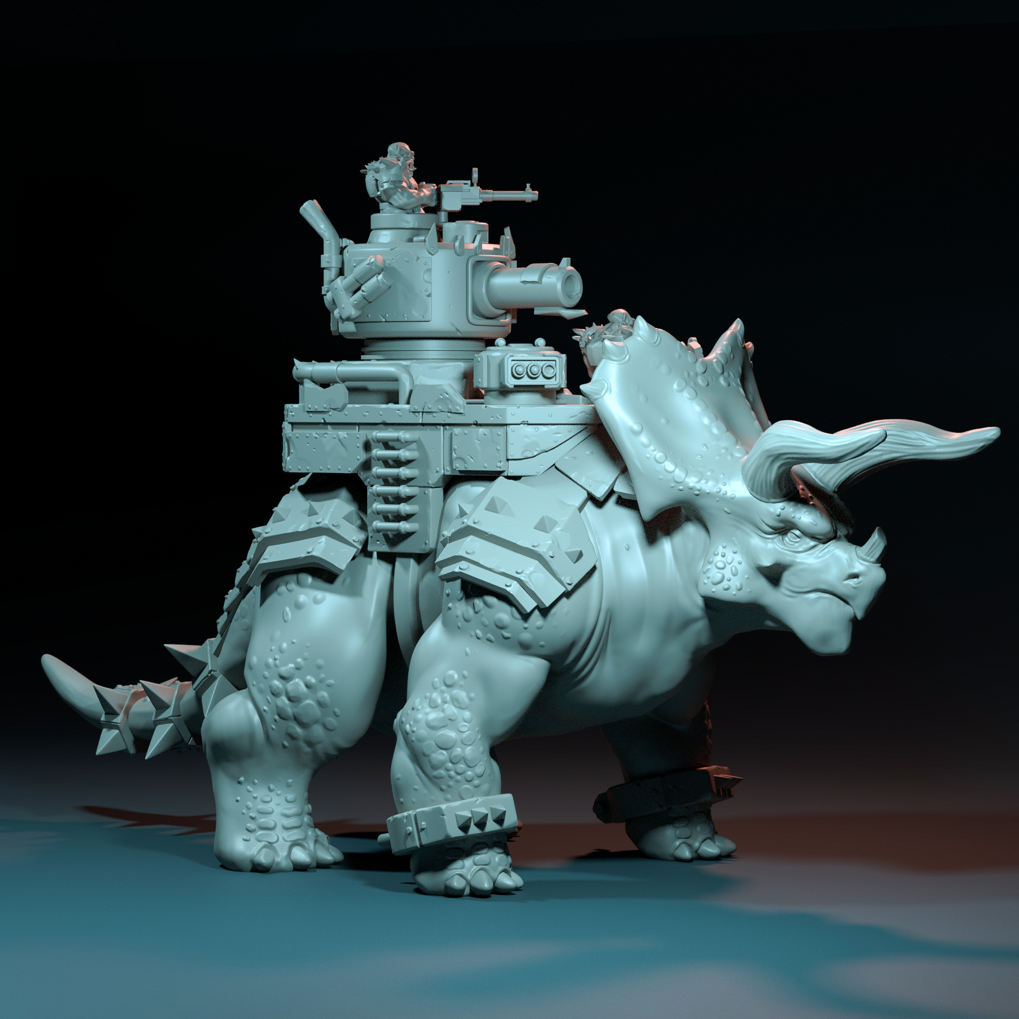 Triceratops cannon